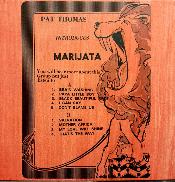 Pat Thomas Introduces Marijata